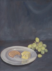 Still life cheese and bisc